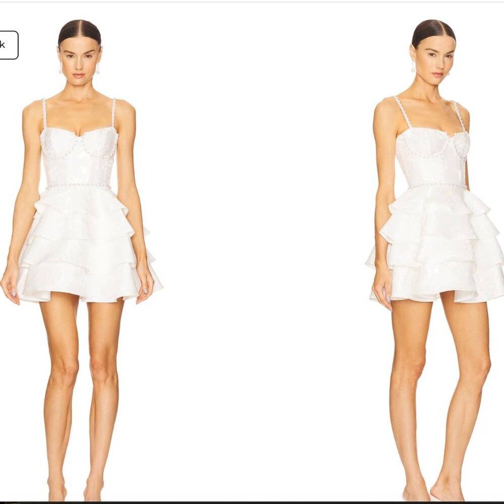 V. Chapman Luciana Corset Mini Dress -  Bridal or Prom!